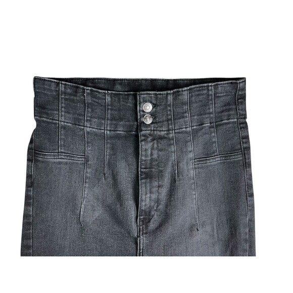 We the Free Black High Rise Jayde Flare Jeans  Size 31  Retro 70s  Fit & Flare - Picture 4 of 16